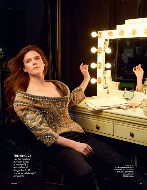 Rose Leslie in Tatler Mag, July 2025 4