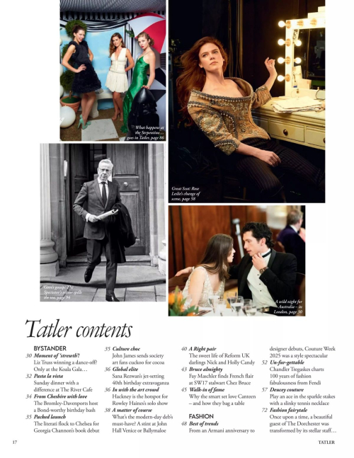 Rose Leslie in Tatler UK Magazine, July 2025 9
