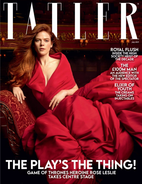 Rose Leslie in Tatler UK Magazine, July 2025 10