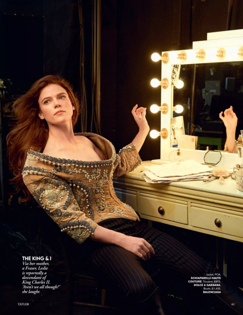 Rose Leslie in Tatler UK Magazine, July 2025 6