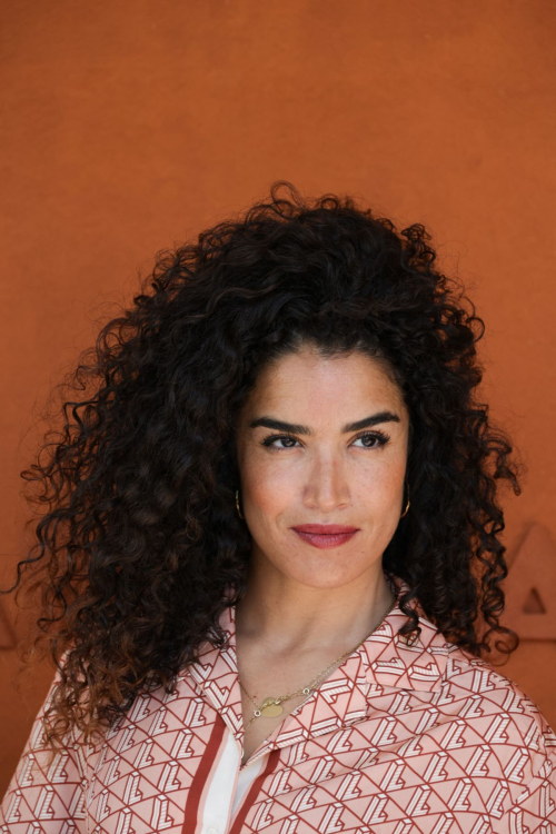 Sabrina Ouazani at Roland Garros Match, May 2025 1