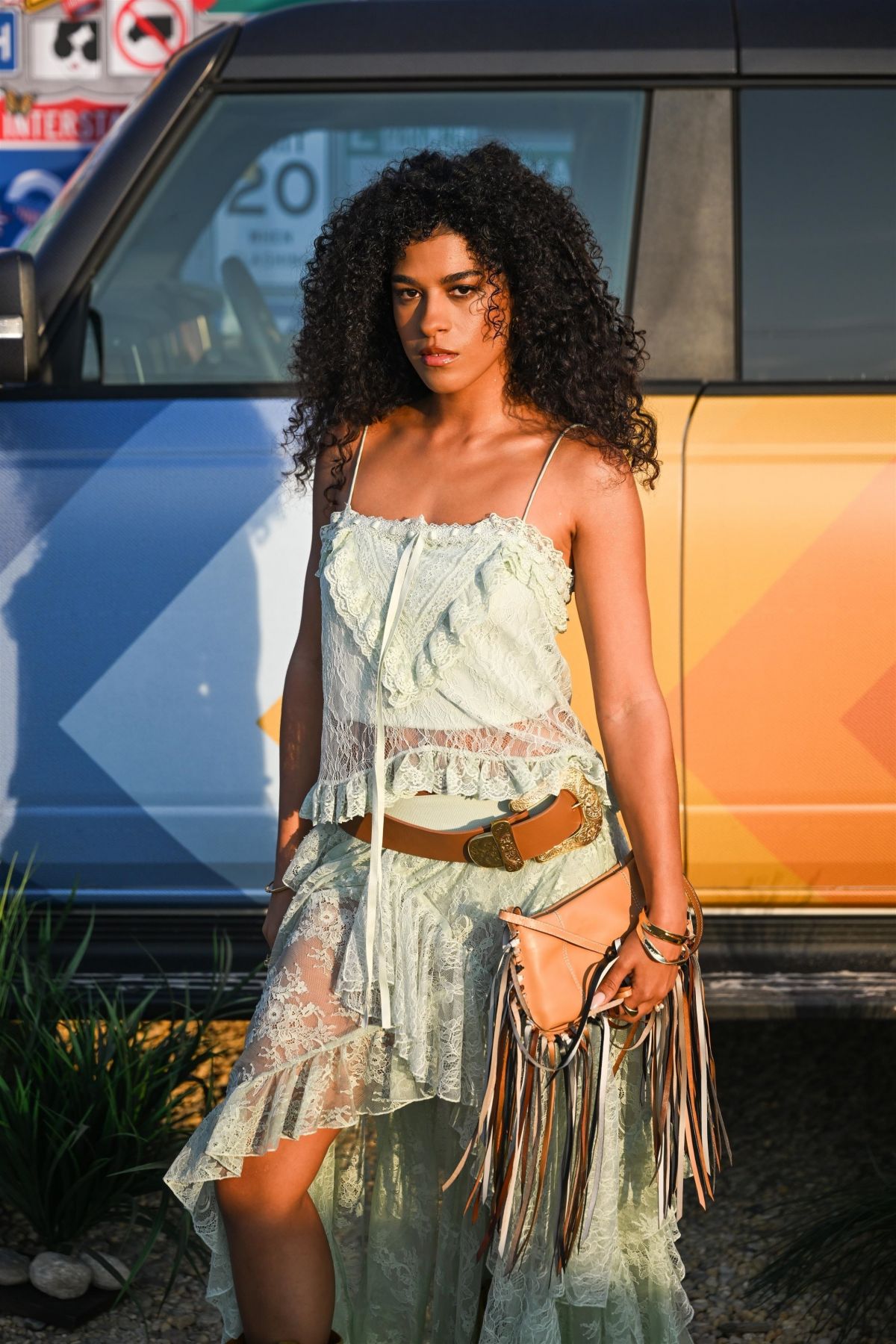 Samantha Borges at Alice + Olivia Event, June 2025