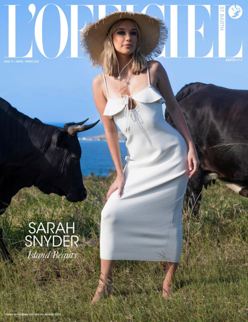Sarah Snyder in L’Officiel St Barth, Spring 2025
