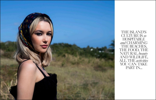 Sarah Snyder in L’Officiel St Barth, Spring 2025 4