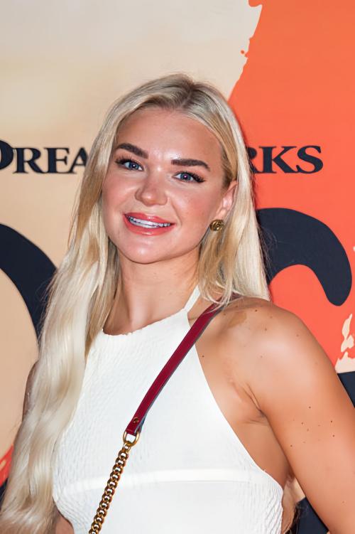 Abbie Quinnen at Bad Guys 2 London screening 3