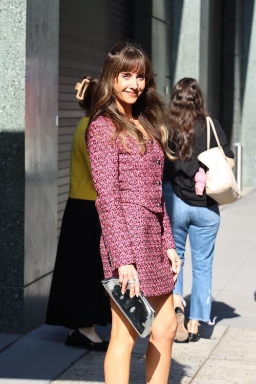 Alison Brie heading to Today Show taping NYC, July 2025 4