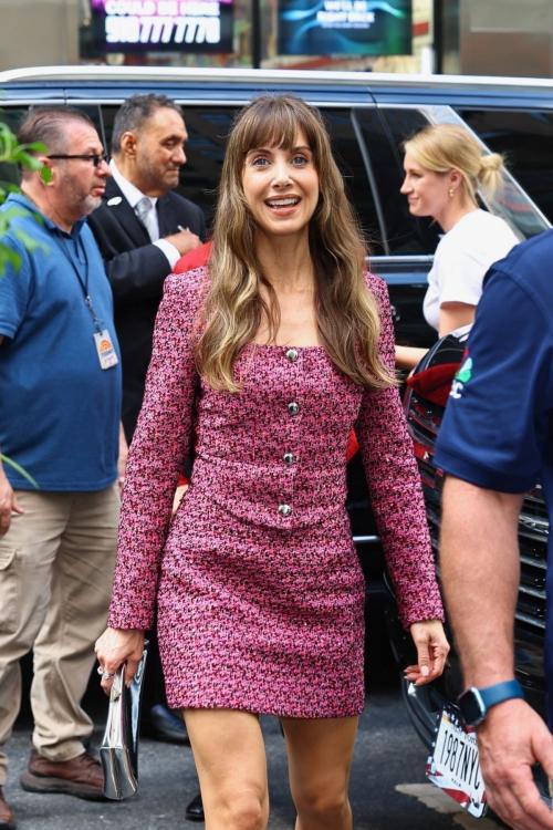 Alison Brie heading to Today Show taping NYC, July 2025 6