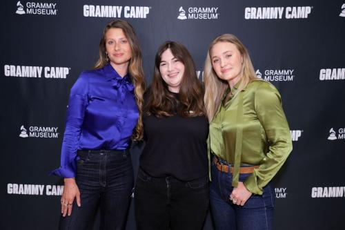 Alyson and AJ Michalka at Grammy Camp Burbank, July 2025 2