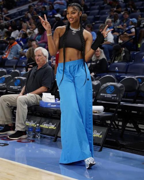 Angel Reese Instagram summer look, July 2025