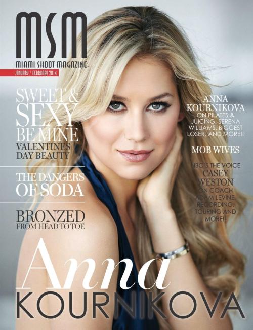 Anna Kournikova Glam Miami Shoot Feature, 2014 1