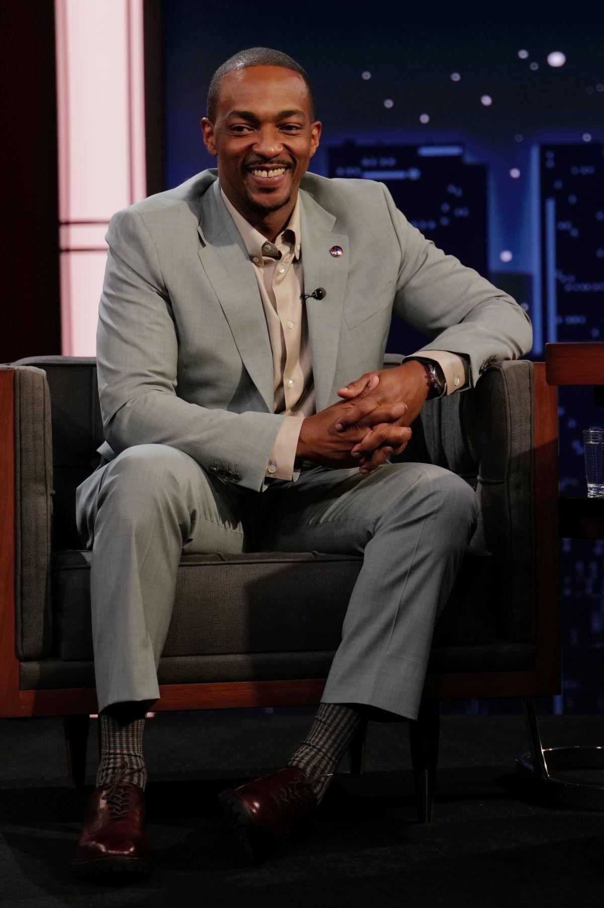 Anthony Mackie on Jimmy Kimmel Live, February 2025