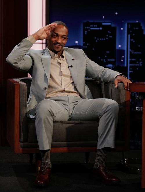 Anthony Mackie on Jimmy Kimmel Live, February 2025 5