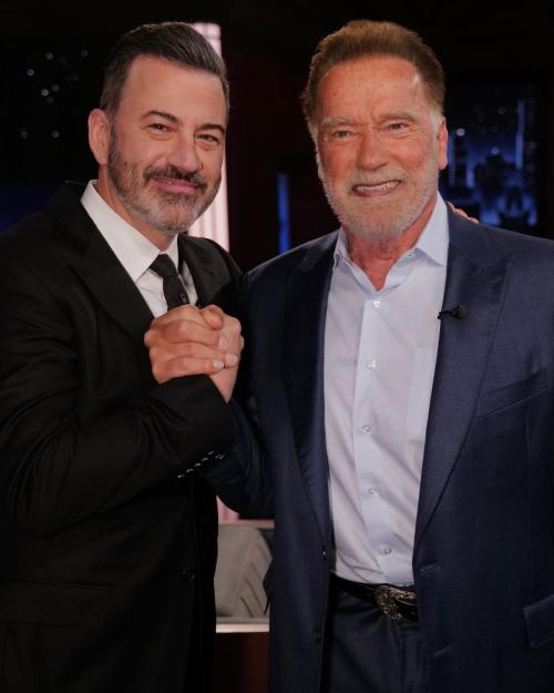 Arnold Schwarzenegger on Jimmy Kimmel Live, June 2025 1