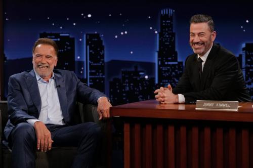 Arnold Schwarzenegger on Jimmy Kimmel Live, June 2025 3