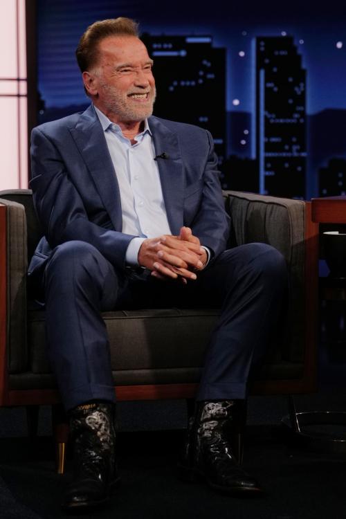 Arnold Schwarzenegger on Jimmy Kimmel Live, June 2025 5