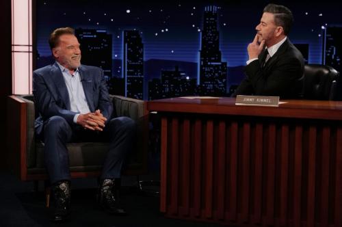 Arnold Schwarzenegger on Jimmy Kimmel Live, June 2025 6