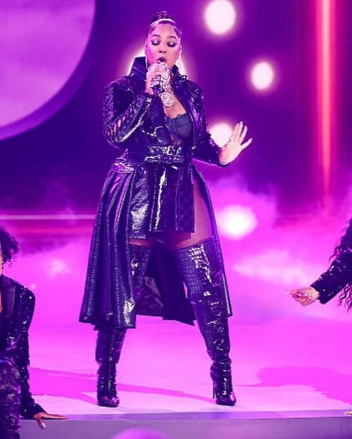 Ashanti Performs at BET Awards in Los Angeles, June 2025
