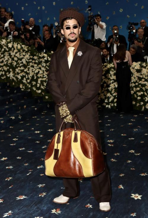 Bad Bunny at Met Gala Black Style Exhibition, May 2025 4