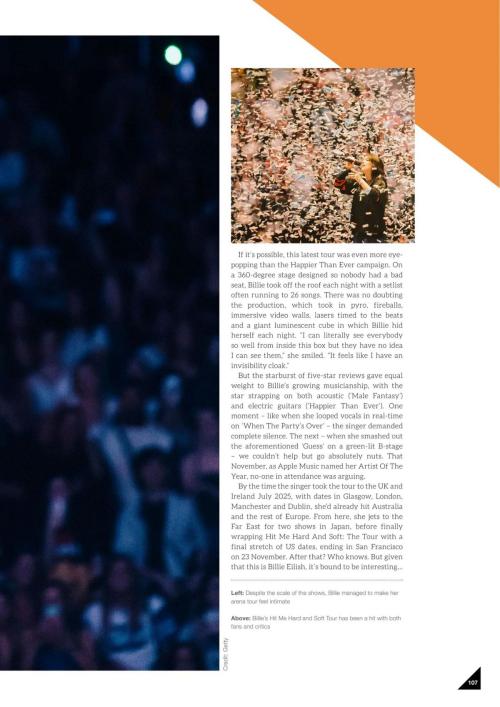 Billie Eilish Fanbook Magazine Feature 2025 10