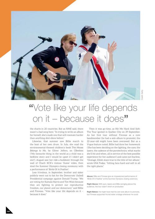 Billie Eilish Fanbook Magazine Feature 2025 12