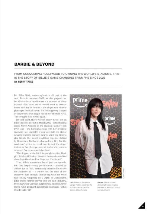 Billie Eilish Fanbook Magazine Feature 2025 17