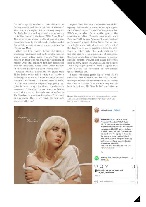 Billie Eilish Fanbook Magazine Feature 2025 23