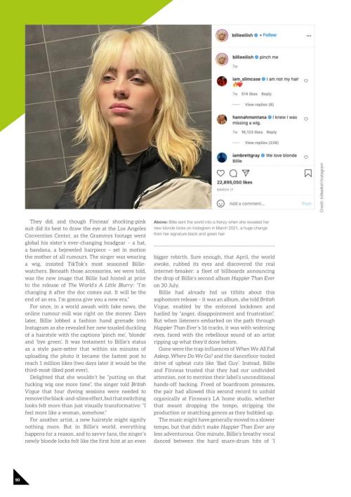 Billie Eilish Fanbook Magazine Feature 2025 24
