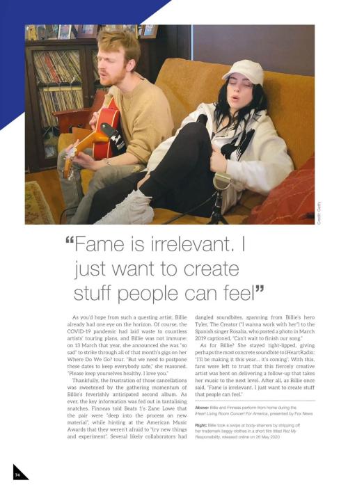 Billie Eilish Fanbook Magazine Feature 2025 37