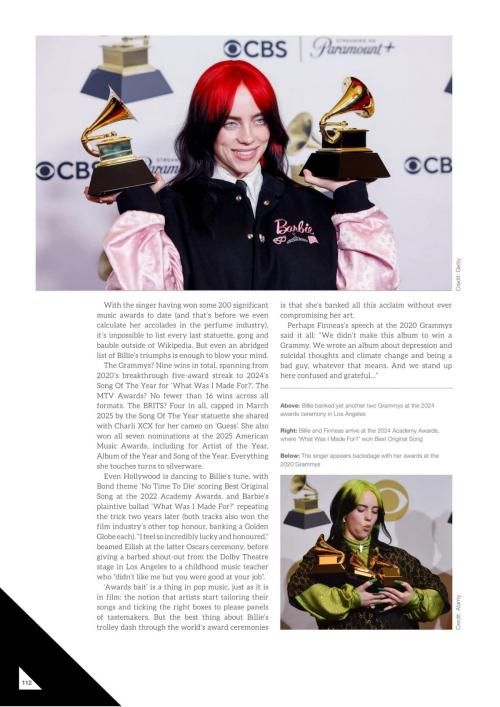 Billie Eilish Fanbook Magazine Feature 2025 4