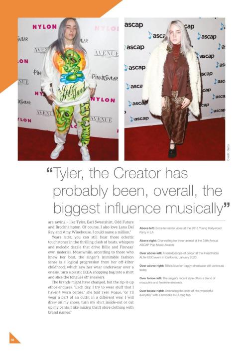 Billie Eilish Fanbook Magazine Feature 2025 50