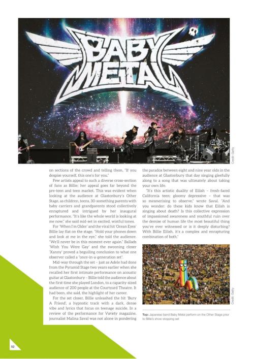 Billie Eilish Fanbook Magazine Feature 2025 56