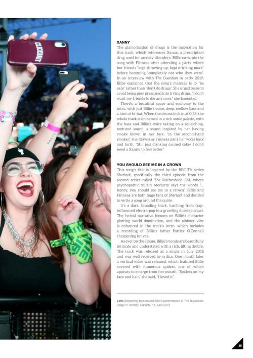 Billie Eilish Fanbook Magazine Feature 2025 68