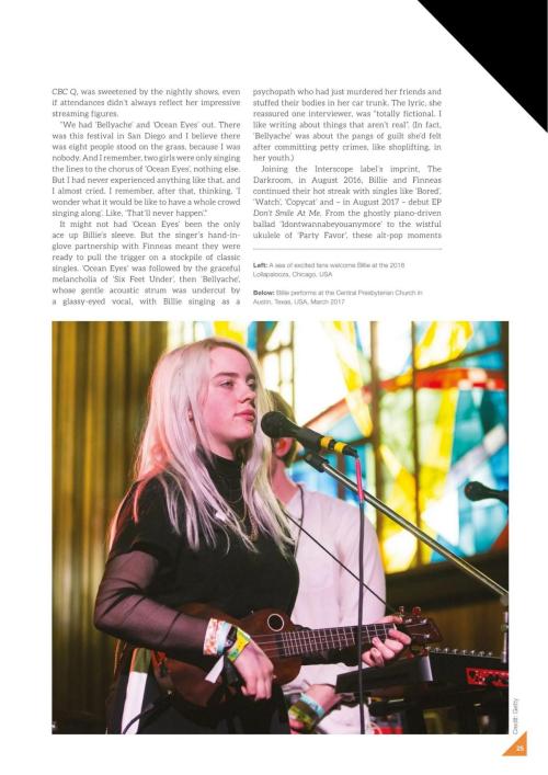 Billie Eilish Fanbook Magazine Feature 2025 74