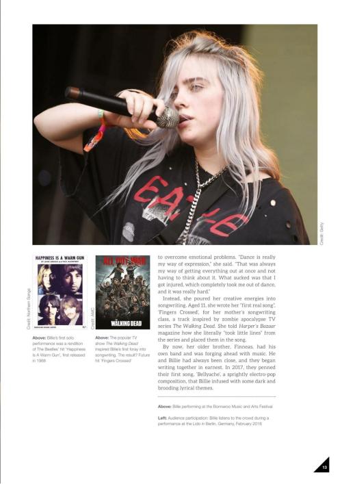 Billie Eilish Fanbook Magazine Feature 2025 82