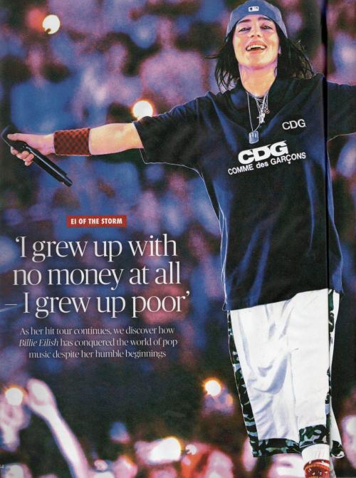 Billie Eilish poses for OK Magazine cover, July 2025