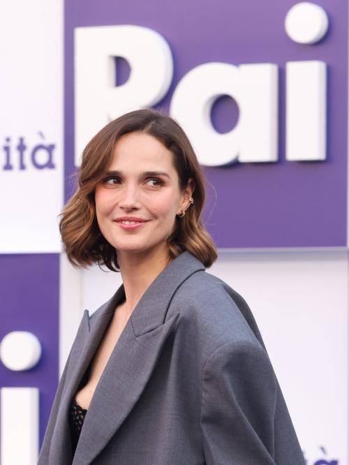 Camille Lou at Rai schedules launch Naples, June 2025 3