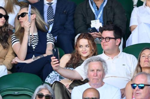 Cara Delevingne and Joey King at Wimbledon, July 2025 4