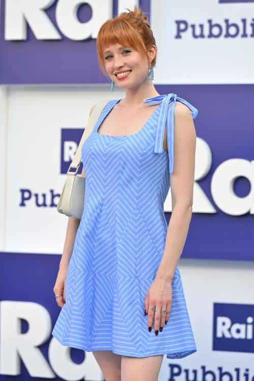 Claire Romain at Rai TV Event in Naples, June 2025