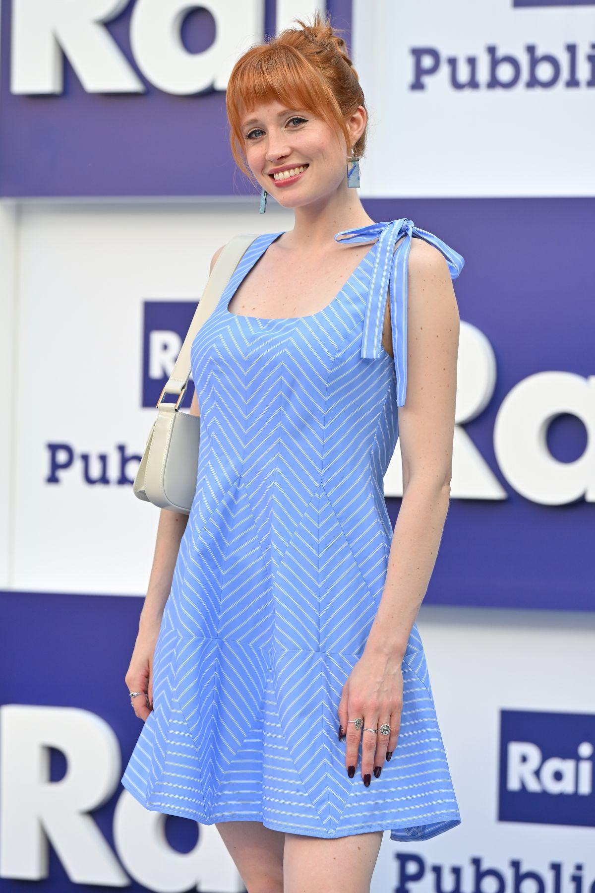 Claire Romain at Rai TV Event in Naples, June 2025