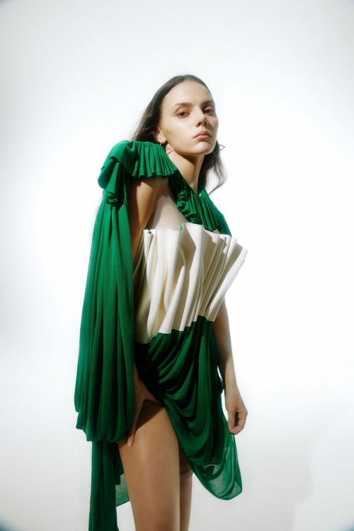 Dafne Kee poses for Glass Magazine editorial, May 2024