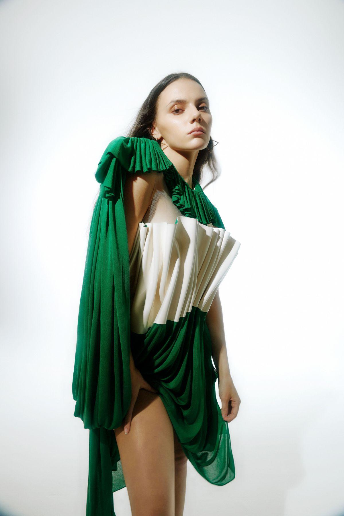 Dafne Kee poses for Glass Magazine editorial, May 2024