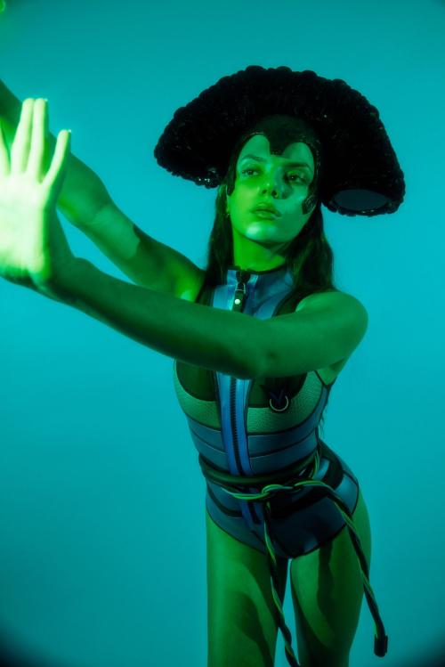 Dafne Kee poses for Glass Magazine editorial, May 2024 9