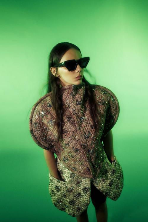 Dafne Kee poses for Glass Magazine editorial, May 2024 6