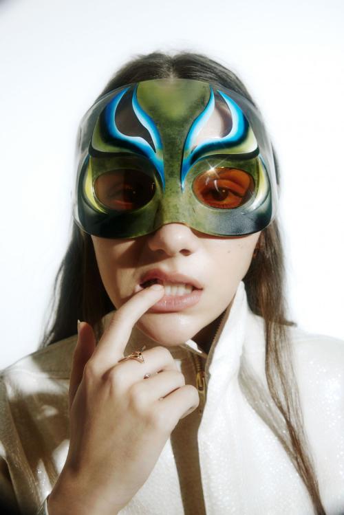 Dafne Kee poses for Glass Magazine editorial, May 2024 8