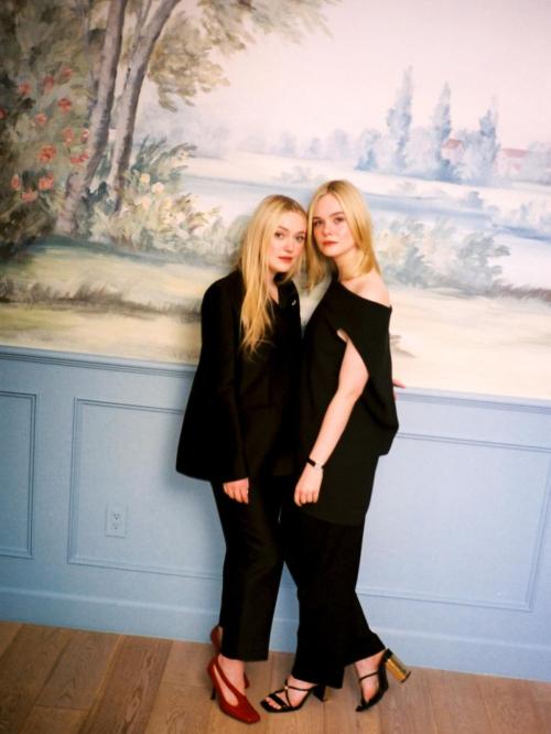 Dakota and Elle Fanning for Lewellen Pictures, March 2025 5