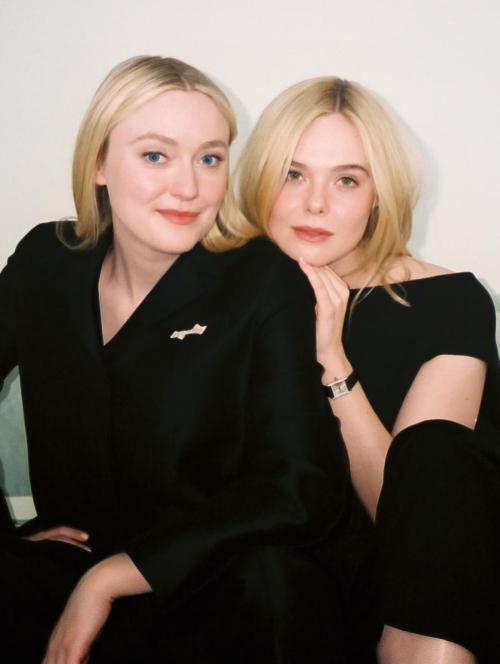Dakota and Elle Fanning for Lewellen Pictures, March 2025 6