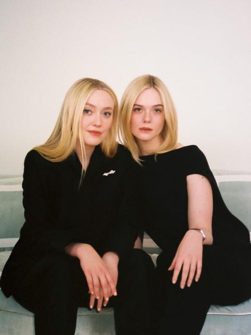 Dakota and Elle Fanning for Lewellen Pictures, March 2025 7
