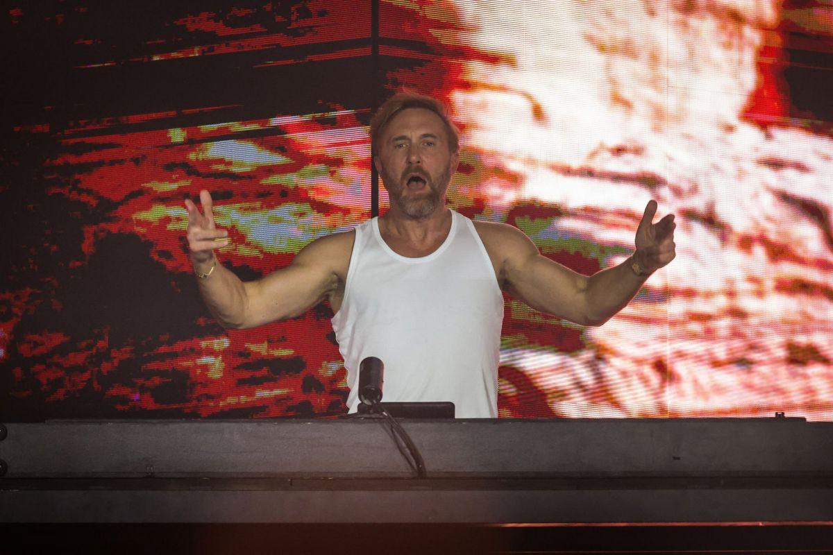 David Guetta at Merkur Spiel-Arena concert, July 2025