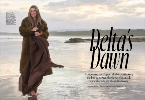 Delta Goodrem glows in Marie Claire Australia, Aug 2025 1