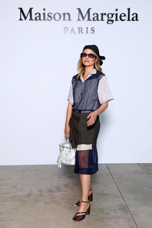 Dianna Agron at Maison Margiela PFW Show, Jul 2025 4